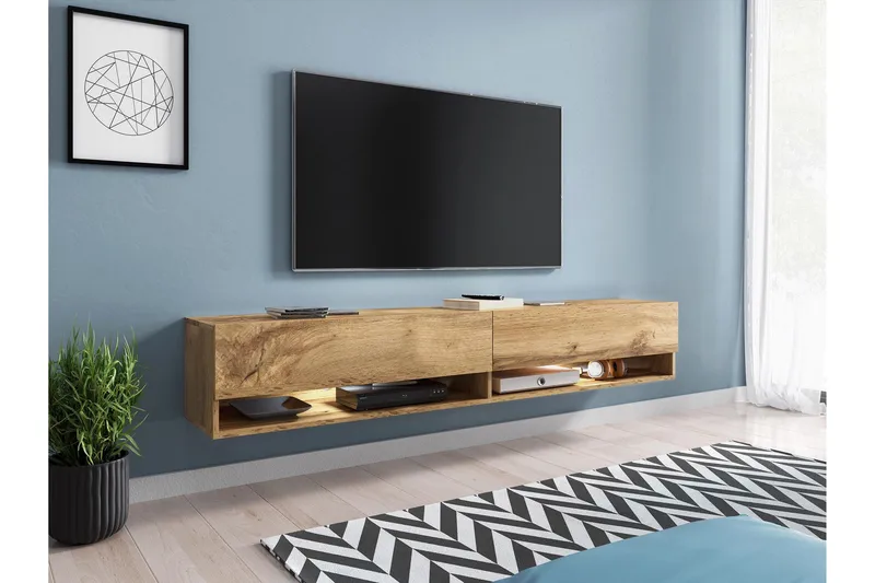 Kanak TV-benk 180 cm - Beige - Møbler - TV- & Mediamøbler - TV benk & mediabenk