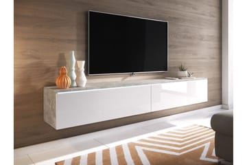 Kanak TV-benk 180 cm - Grå / Hvit - Møbler - TV- & Mediamøbler - TV benk & mediabenk