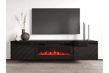 Kanki TV-benk 183 cm - Svart - Møbler - TV- & Mediamøbler - TV benk & mediabenk