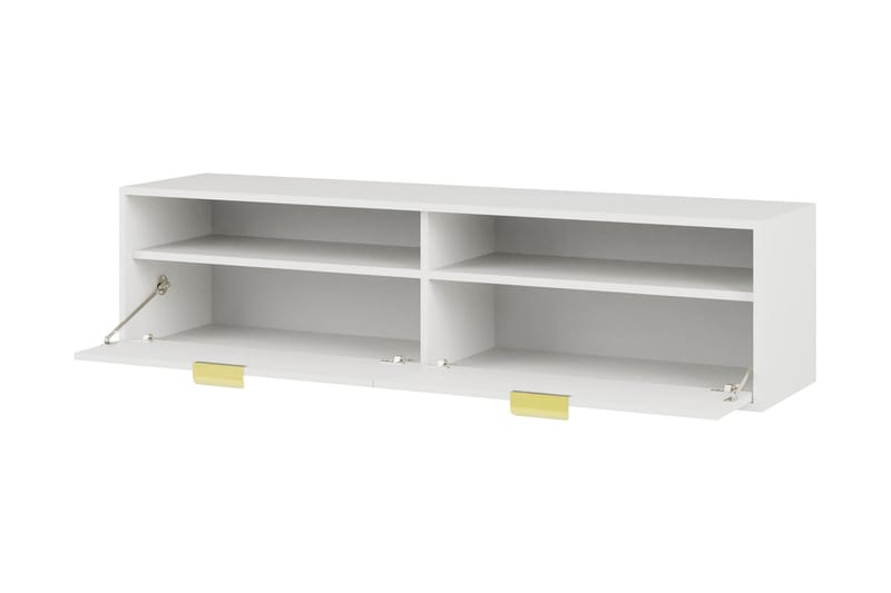 Kanon TV-benk 140 cm - Hvit - Møbler - TV- & Mediamøbler - TV benk & mediabenk