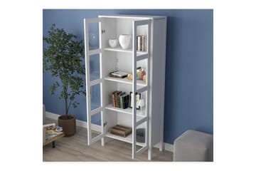 Kelric Bokhylle 80 cm - Natur/Hvit - Oppbevaring - Hylle - Bokhylle