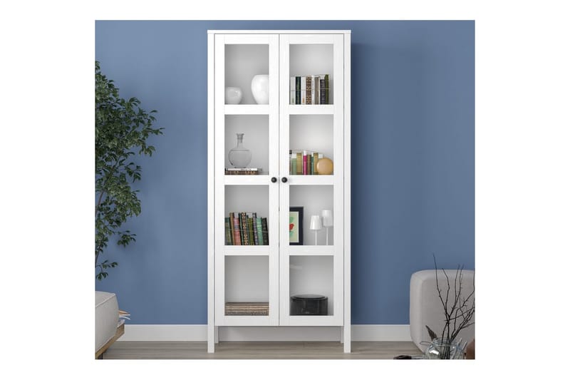 Kelric Bokhylle 80 cm - Natur/Hvit - Oppbevaring - Hylle - Bokhylle