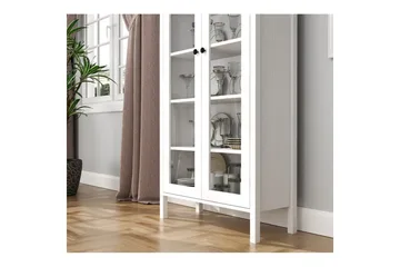 Kelric Bokhylle 83 cm - Natur/Hvit - Oppbevaring - Hylle - Bokhylle