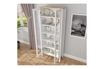 Kelric Bokhylle 83 cm - Natur/Hvit - Oppbevaring - Hylle - Bokhylle