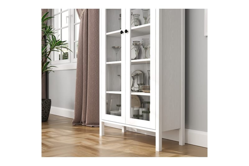 Kelric Bokhylle 83 cm - Natur/Hvit - Oppbevaring - Hylle - Bokhylle