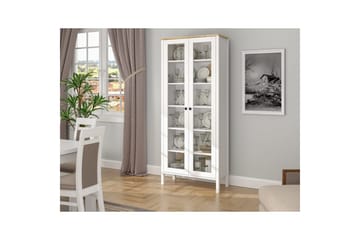 Kelric Bokhylle 83 cm - Natur/Hvit - Oppbevaring - Hylle - Bokhylle