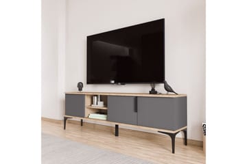 Kunar TV-benk 180 cm - Antrasitt - Møbler - TV- & Mediamøbler - TV benk & mediabenk