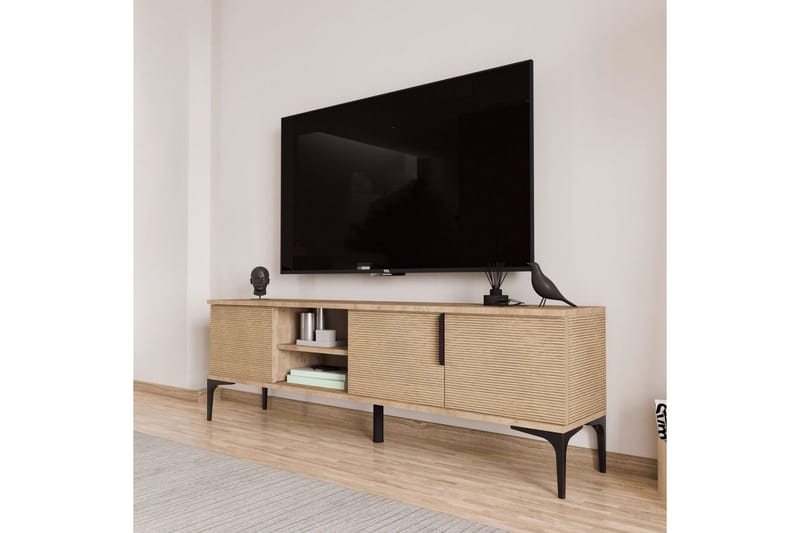 Kunar TV-benk 180 cm - Natur - Møbler - TV- & Mediamøbler - TV benk & mediabenk