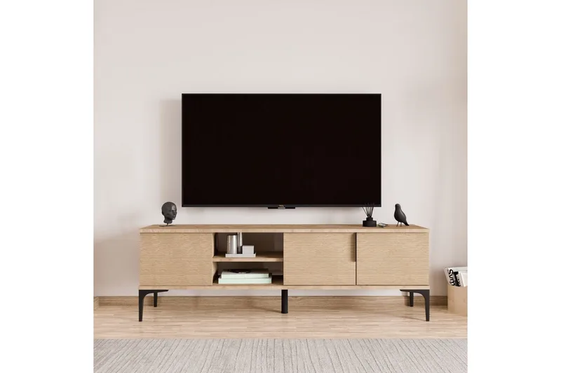 Kunar TV-benk 180 cm, Natur