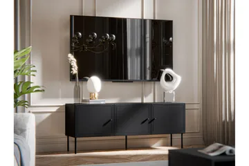 Laholm TV-benk 151 cm - Svart - Møbler - TV- & Mediamøbler - TV benk & mediabenk