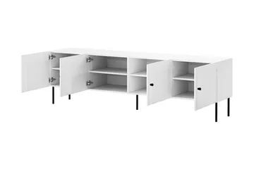 Laholm TV-benk 201 cm - Hvit - Møbler - TV- & Mediamøbler - TV benk & mediabenk