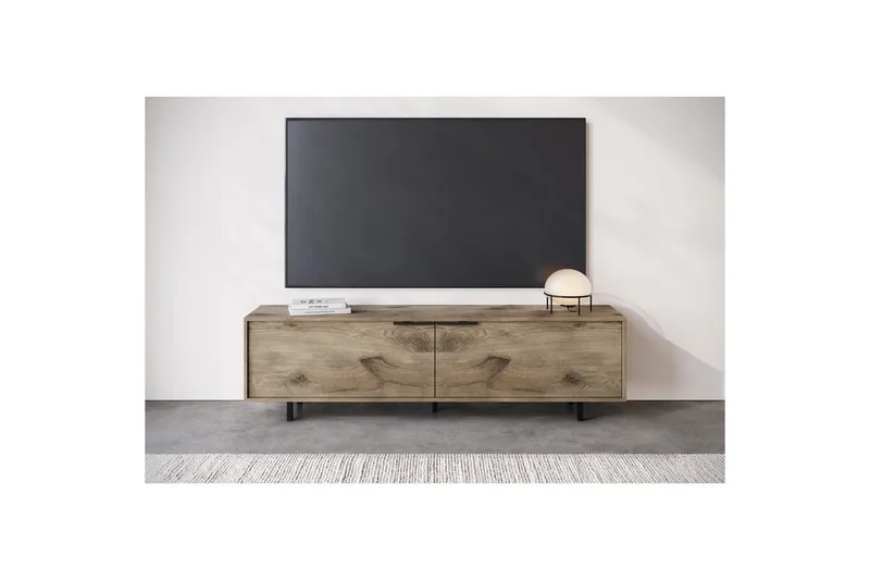 Lavbord Alberto 180x38x50 cm, Eik - 180x38x50 cm, Eik - Møbler - TV- & Mediamøbler - TV benk & mediabenk