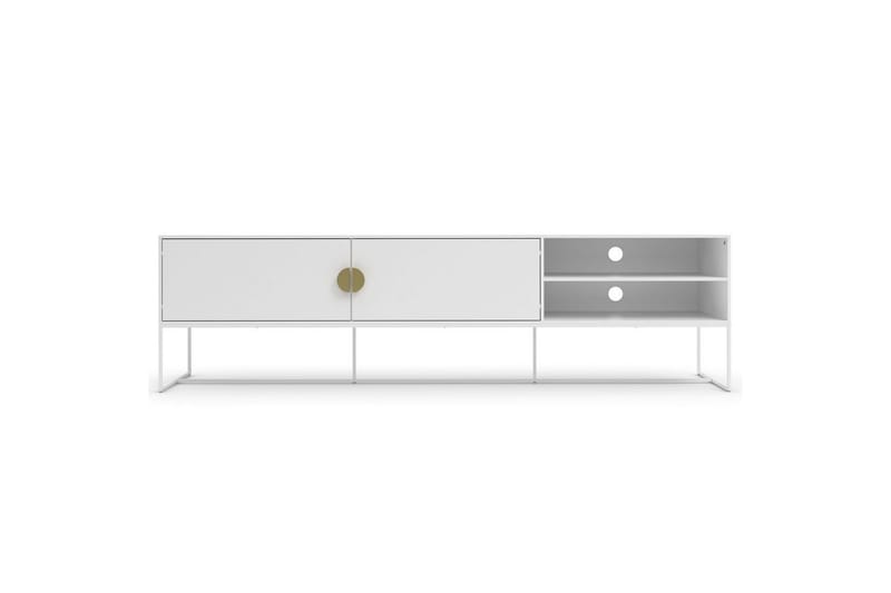 Lavbord Asia Hvit - Hvit - Møbler - TV- & Mediamøbler - TV benk & mediabenk