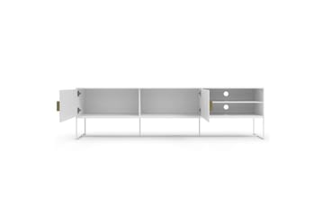 Lavbord Asia Hvit - Hvit - Møbler - TV- & Mediamøbler - TV benk & mediabenk