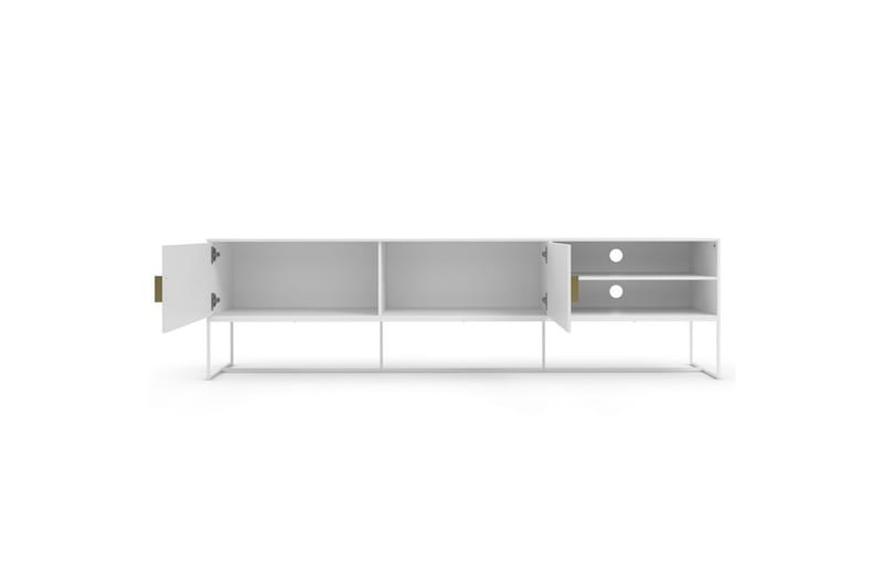 Lavbord Asia Hvit - Hvit - Møbler - TV- & Mediamøbler - TV benk & mediabenk