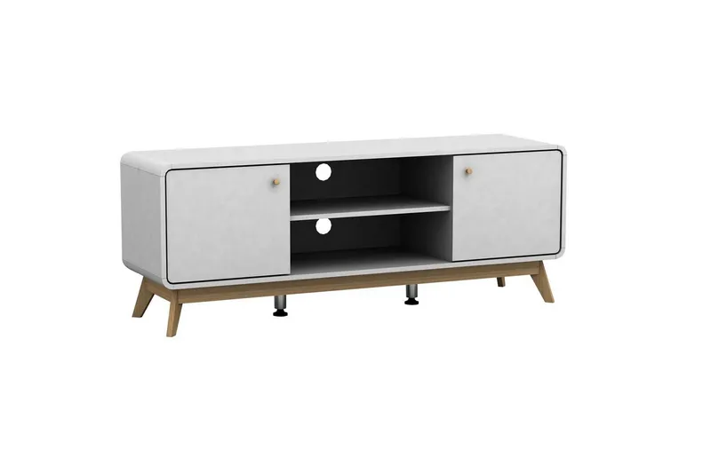 Lavbord Cassie 140x39x53 cm, Hvit/Hvit, 140x39x53 cm, Hvit/Hvit