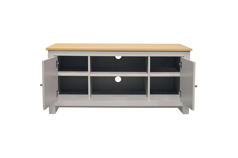 Lavbord Emerald 120x39x58 cm, Natur/Grå - 120x39x58 cm, Natur/Grå - Møbler - TV- & Mediamøbler - TV benk & mediabenk