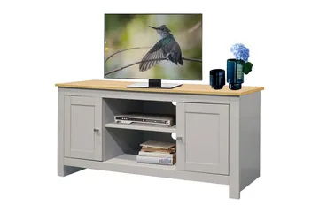 Lavbord Emerald 120x39x58 cm, Natur/Grå - 120x39x58 cm, Natur/Grå - Møbler - TV- & Mediamøbler - TV benk & mediabenk