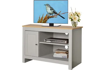 Lavbord Emerald 95x39x58 cm, Natur/Grå - 95x39x58 cm, Natur/Grå - Møbler - TV- & Mediamøbler - TV benk & mediabenk