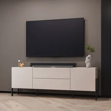 Lavbord Jukon 2 dører med 2 skuffer - Kashmir - Møbler - TV- & Mediamøbler - TV benk & mediabenk