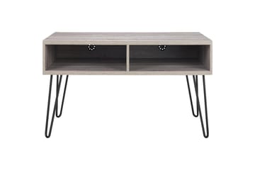 Lavbord Owen Grå/Eik - Grå/Eik - Møbler - TV- & Mediamøbler - TV benk & mediabenk