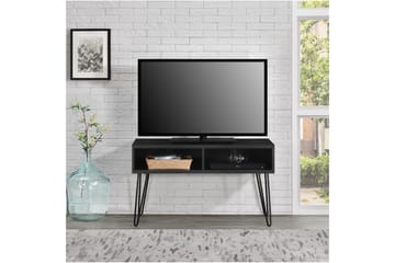 Lavbord Owen Svart/eik - Svart/eik - Møbler - TV- & Mediamøbler - TV benk & mediabenk