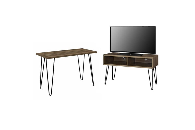 Lavbord Owen Valnøtt - Valnøtt - Møbler - TV- & Mediamøbler - TV benk & mediabenk