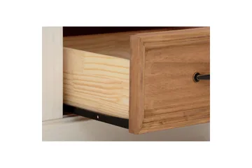 Lavbord Selma Hvit/Beis/Voks - Hvit/Beis/Voks - Møbler - TV- & Mediamøbler - TV benk & mediabenk