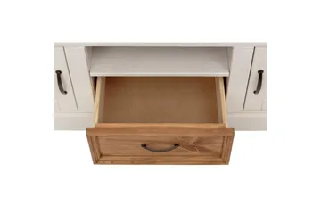 Lavbord Selma Hvit/Beis/Voks - Hvit/Beis/Voks - Møbler - TV- & Mediamøbler - TV benk & mediabenk