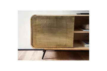 Lavbord Wohnling Heltre med 2 metall dører lagringsbrett industriell - Møbler - TV- & Mediamøbler - TV-skap