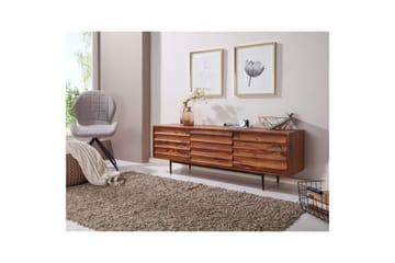 Lavbord Wohnling Heltre med oppbevaring 3 dører landlig stil - Møbler - TV- & Mediamøbler - TV-skap