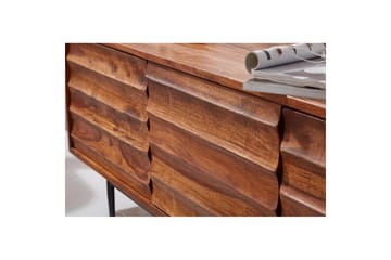 Lavbord Wohnling Heltre med oppbevaring 3 dører landlig stil - Møbler - TV- & Mediamøbler - TV-skap