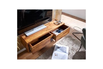 Lavbord Wohnling Massivt treverk hengende med 2 skuffer landlig hus - Møbler - TV- & Mediamøbler - TV-skap