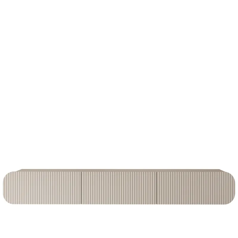 Lerva TV-benk 239 cm - Beige - Møbler - TV- & Mediamøbler - TV benk & mediabenk