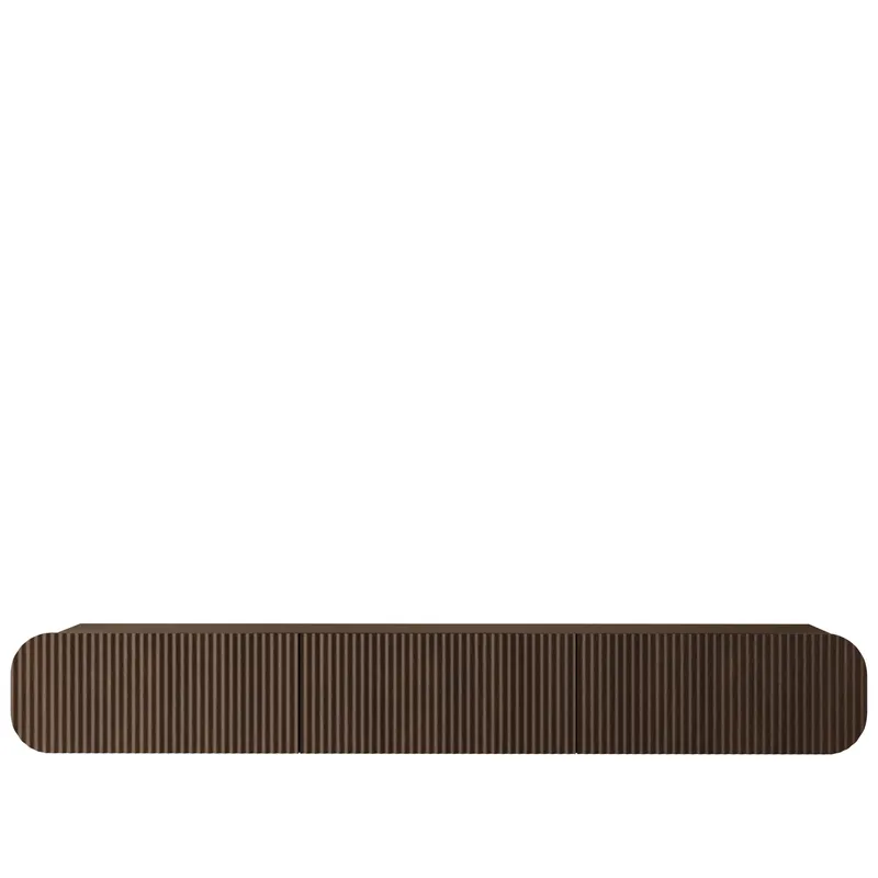 Lerva TV-benk 239 cm - Brun - Møbler - TV- & Mediamøbler - TV benk & mediabenk