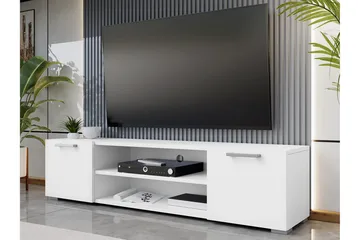 Lindesberg TV-benk 156 cm - Hvit - Møbler - TV- & Mediamøbler - TV benk & mediabenk