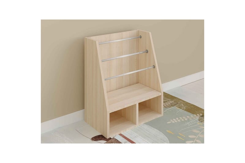 Lorric Bokhylle 64 cm - Eik - Oppbevaring - Hylle - Bokhylle
