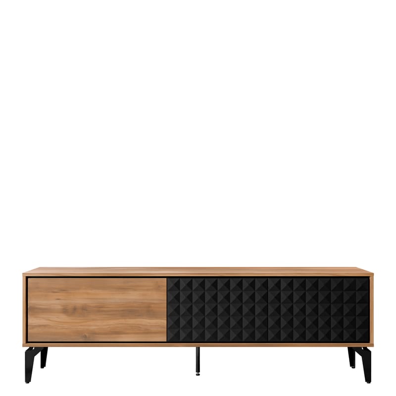 Lorvenn TV-benk 190 cm, Brun/Svart