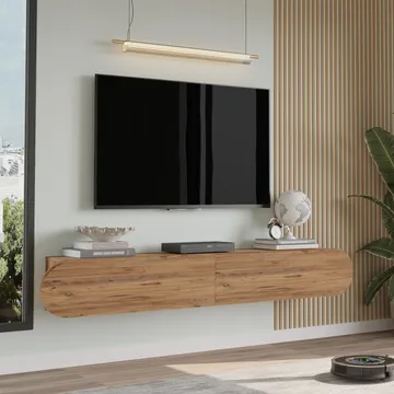 Lumina TV-benk 180x29,5x31,6 cm - Atlantic-furu - Møbler - TV- & Mediamøbler - TV benk & mediabenk