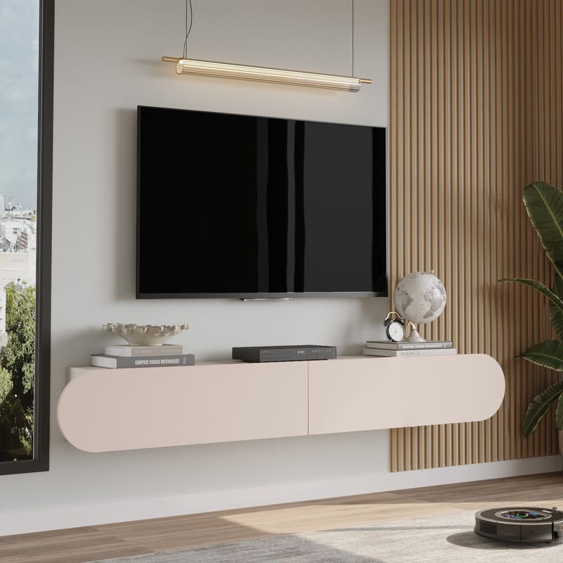 Lumina TV-benk 180x29,5x31,6 cm - Sand - Møbler - TV- & Mediamøbler - TV benk & mediabenk