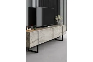 Luxe TV-benk 180 cm - Beige/Svart - Møbler - TV- & Mediamøbler - TV benk & mediabenk