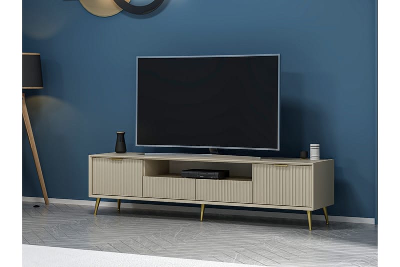 Luxe TV-benk 180 cm - Sandstein - Møbler - TV- & Mediamøbler - TV benk & mediabenk