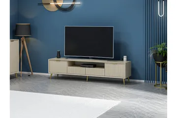 Luxe TV-benk 180 cm - Sandstein - Møbler - TV- & Mediamøbler - TV benk & mediabenk