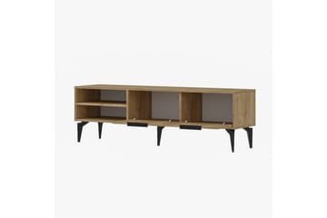 Lyven TV-benk 160 cm - Brun - Møbler - TV- & Mediamøbler - TV benk & mediabenk