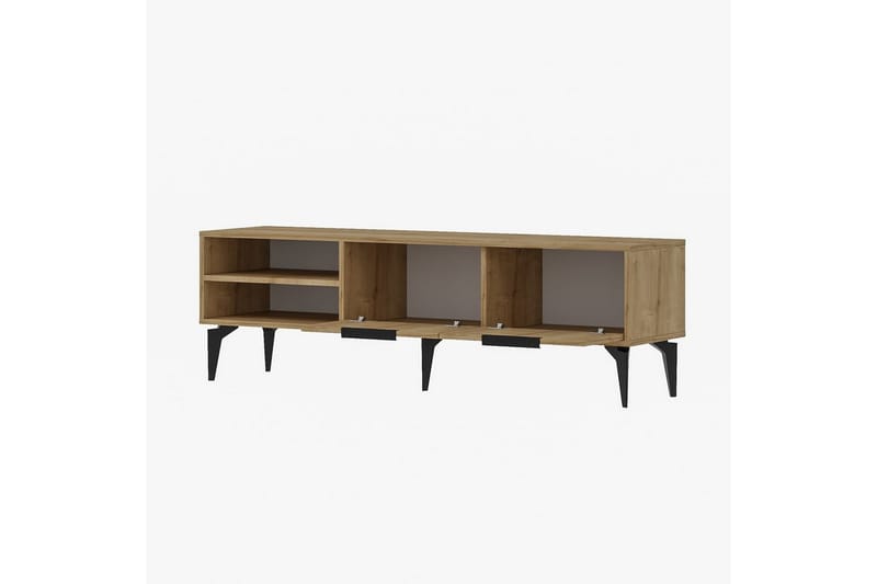 Lyven TV-benk 160 cm - Brun - Møbler - TV- & Mediamøbler - TV benk & mediabenk