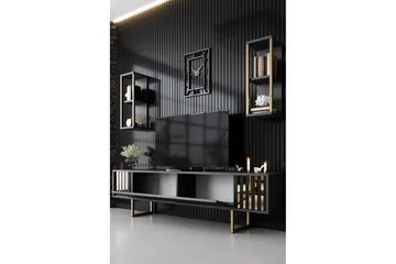 Masatomo TV-benk 180 cm - Antrasitt/Svart - Møbler - TV- & Mediamøbler - TV benk & mediabenk