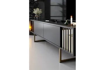 Masatomo TV-benk 180 cm - Antrasitt/Svart - Møbler - TV- & Mediamøbler - TV benk & mediabenk