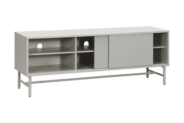 Matterhorn Smal TV-benk med oppbevaring 40 cm dyb 157 cm bred 58 cm høy - Beige - Møbler - TV- & Mediamøbler - TV benk & mediabenk