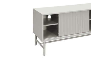 Matterhorn Smal TV-benk med oppbevaring 40 cm dyb 157 cm bred 58 cm høy - Beige - Møbler - TV- & Mediamøbler - TV benk & mediabenk