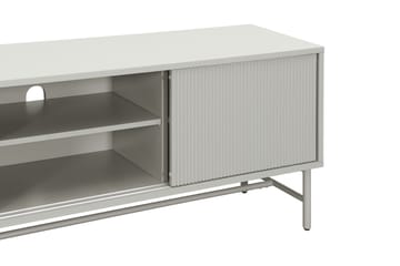 Matterhorn Smal TV-benk med oppbevaring 40 cm dyb 157 cm bred 58 cm høy - Beige - Møbler - TV- & Mediamøbler - TV benk & mediabenk